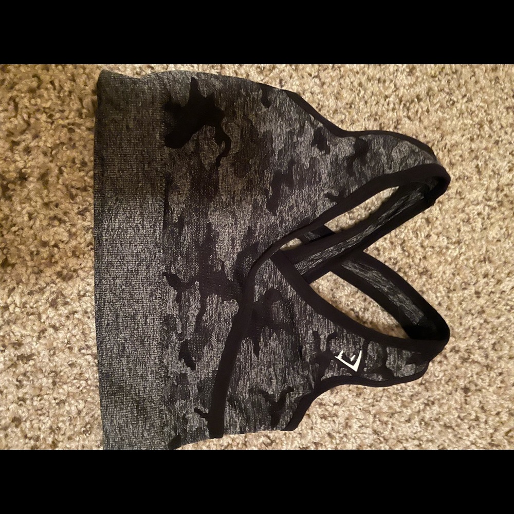 Gymshark camo seemless sports bra